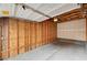 Unfinished garage interior waiting for your personal touch and customization at 8985 S Durango Dr # 2014, Las Vegas, NV 89113