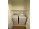 Bright laundry room featuring a washer and dryer, perfect for convenient chores at 9050 W Warm Springs Rd # 1123, Las Vegas, NV 89148