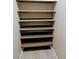 Shelving with ample storage perfect for organizing household items or linens at 9057 N Skye Treeline St, Las Vegas, NV 89166