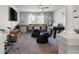 Versatile bonus room perfect for games and entertainment, featuring a desk and large window at 9768 Fox Estate St, Las Vegas, NV 89141