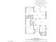 Home floor plan with layout of rooms including kitchen, living room, bedroom and bathrooms at 10 Sugarberry Ln, Las Vegas, NV 89135
