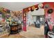 Stylish living room with unique decorations and comfortable seating area at 1131 S Blagg Rd, Pahrump, NV 89048