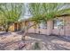 Attractive home with well-maintained landscaping and a unique desert tree in the front yard at 1501 Living Desert Dr # A, Las Vegas, NV 89119