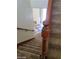 View from top of stairs of the checkered floor of the entry way at 1837 Ardilea St, Las Vegas, NV 89135