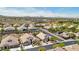 Scenic aerial view of desert community homes and mountain landscape at 2197 Big Bar Dr, Henderson, NV 89052