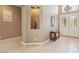 Inviting foyer with tile flooring and a niche for displaying decor, perfect for greeting guests at 2197 Big Bar Dr, Henderson, NV 89052