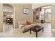 Inviting living room with tile floors and neutral decor at 2197 Big Bar Dr, Henderson, NV 89052