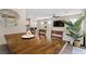 Dining area with natural light, table, and view to living area at 2367 Ridgeline Wash St, Las Vegas, NV 89138