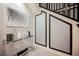 Close-up view of staircase, showcasing modern artwork and elegant design at 4576 Amazing View St, Las Vegas, NV 89129