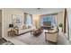 Comfortable living room featuring neutral tones and bright natural light at 501 Starfire Pl, Las Vegas, NV 89107