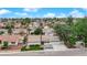 Overhead perspective reveals a home with a private backyard oasis including a pool, spa, and patio at 5239 Somerset Dr, Las Vegas, NV 89120