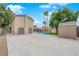 Spacious backyard with a pool and shed, perfect for outdoor entertaining at 5239 Somerset Dr, Las Vegas, NV 89120