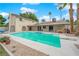 Expansive backyard with pool, spa and covered patio perfect for outdoor living at 5239 Somerset Dr, Las Vegas, NV 89120