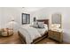 Beautiful bedroom with a luxurious bed, stylish decor, and natural light streaming through the window at 541 Green Sage Way, Las Vegas, NV 89138