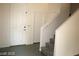 Foyer features a staircase and a view of the front door, offering a bright entry at 6528 Chebec St, North Las Vegas, NV 89084