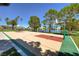 Outdoor basketball court with well-maintained surface and recreational amenities for active residents at 7968 Marbella Cir, Las Vegas, NV 89128