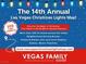 Advertisement for the Las Vegas Christmas Lights Map highlighting the brightest holiday displays and neighborhood driving routes at 8348 Mountain Destiny Ave, Las Vegas, NV 89131