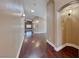 Hardwood floors flow through the hallway, connecting the living spaces at 8348 Mountain Destiny Ave, Las Vegas, NV 89131
