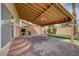 This covered patio offers an outdoor kitchen and ample space at 8716 Castle Hill Ave, Las Vegas, NV 89129