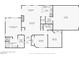 Detailed floor plan showcasing the layout of the house and its various rooms at 9051 Sandy Slate Way, Las Vegas, NV 89123