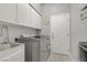 Convenient laundry room featuring modern appliances and ample storage space at 10201 Los Padres Pl, Las Vegas, NV 89134
