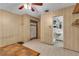 Bedroom showing the floor, window, bathroom, and closet at 1317 Pyramid Dr, Las Vegas, NV 89108