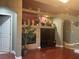 Cozy living room showcasing a fireplace and mantle at 1800 Quail Point Ct, Las Vegas, NV 89117