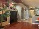 Spacious living room with hardwood floors, fireplace, and neutral color scheme at 1800 Quail Point Ct, Las Vegas, NV 89117