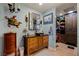 Charming bathroom featuring a rustic vanity and ample storage, blending style and functionality at 1988 N Moapa Valley Blvd, Logandale, NV 89021