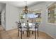 Breakfast nook with decorative lighting and outdoor views at 2445 Ping Dr, Henderson, NV 89074