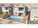 Inviting backyard features a refreshing private pool, perfect for relaxation and outdoor enjoyment at 41 Strada Moscato, Henderson, NV 89011