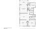 Second-story floor plan featuring bedrooms, bathrooms, a loft, and a balcony with a detailed layout at 41 Strada Moscato, Henderson, NV 89011
