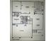 First-floor plan showing the layout of the living room, kitchen, garage, and bedroom at 4216 Thunder Twice St, Las Vegas, NV 89129