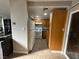 Functional kitchen layout featuring white appliances and ample counter space at 4770 Topaz St # 73, Las Vegas, NV 89121