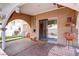 Outdoor patio space complete with an outdoor kitchen at 5325 Sandstone Dr, Las Vegas, NV 89142