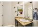 Cozy bathroom with granite countertop, providing a clean and functional space at 5353 Dandelion Ct, North Las Vegas, NV 89031