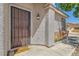Inviting entryway featuring a security door and neutral stucco exterior at 5353 Dandelion Ct, North Las Vegas, NV 89031