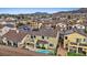 Home featuring a private pool, patio, solar panels, set in a quiet residential neighborhood at 640 Finch Island Ave, Henderson, NV 89015