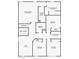 Upstairs floor plan showcasing bedrooms, bathrooms, closets, and laundry for comfortable living at 9625 W Meranto Ave, Las Vegas, NV 89178