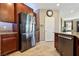 Charming kitchen features stainless steel appliances and granite countertops at 9625 W Meranto Ave, Las Vegas, NV 89178