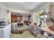 View of the kitchen and living room offering an open-concept layout at 1041 E Saint Louis Ave, Las Vegas, NV 89104