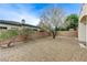 Gravel backyard with decorative landscaping, great for outdoor activities at 1264 Olivia Pkwy, Henderson, NV 89011