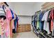 Spacious walk-in closet with built-in shelving and hanging racks at 1264 Olivia Pkwy, Henderson, NV 89011