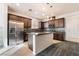 This gorgeous kitchen is fitted with stainless steel appliances and a center island at 1273 Olivia Parkway Pkwy, Henderson, NV 89011