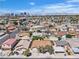 Expansive aerial view of a neighborhood near the Las Vegas Strip showcasing its convenient location at 2204 Monterey Ave, Las Vegas, NV 89104
