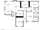 Detailed floor plan showcasing the layout of the house, including bedrooms, bathrooms, and living spaces at 2204 Monterey Ave, Las Vegas, NV 89104