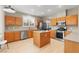 Well-equipped kitchen features stainless steel appliances and central island at 262 Cielito Lindo St, Henderson, NV 89012