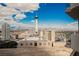 Amazing city view featuring iconic landmarks and a beautiful sky from a high rise balcony at 2747 Paradise Rd # 2606, Las Vegas, NV 89109