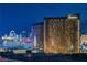 Dynamic Las Vegas Strip view at night, featuring the Encore and other illuminated hotel landmarks at 2747 Paradise Rd # 2606, Las Vegas, NV 89109