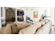 Spacious living room with city views, a comfortable sofa, and modern decor at 2747 Paradise Rd # 2606, Las Vegas, NV 89109